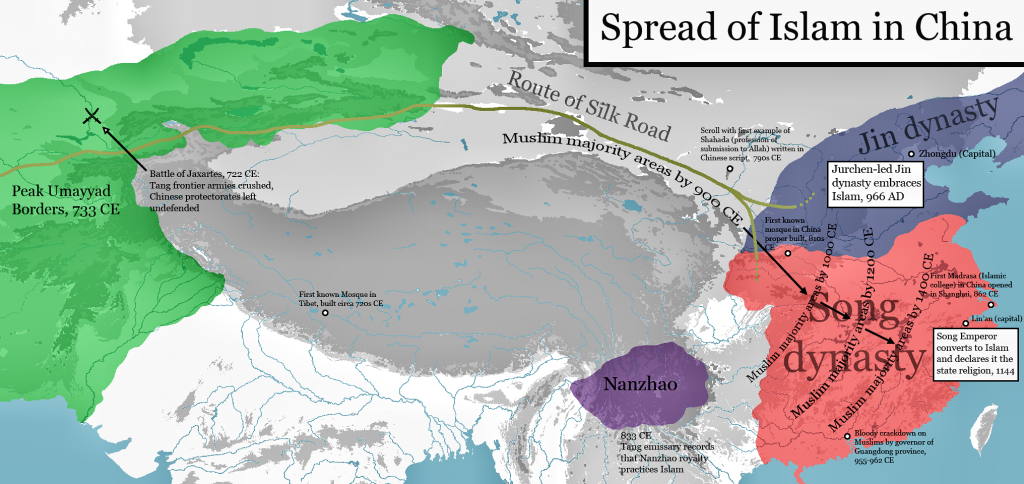 Spread of Islam in China during the Song Dynasty