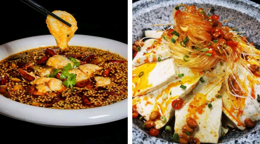 Fragrant Spicy Sole Fillet & Sizzling Stone Pot Tofu