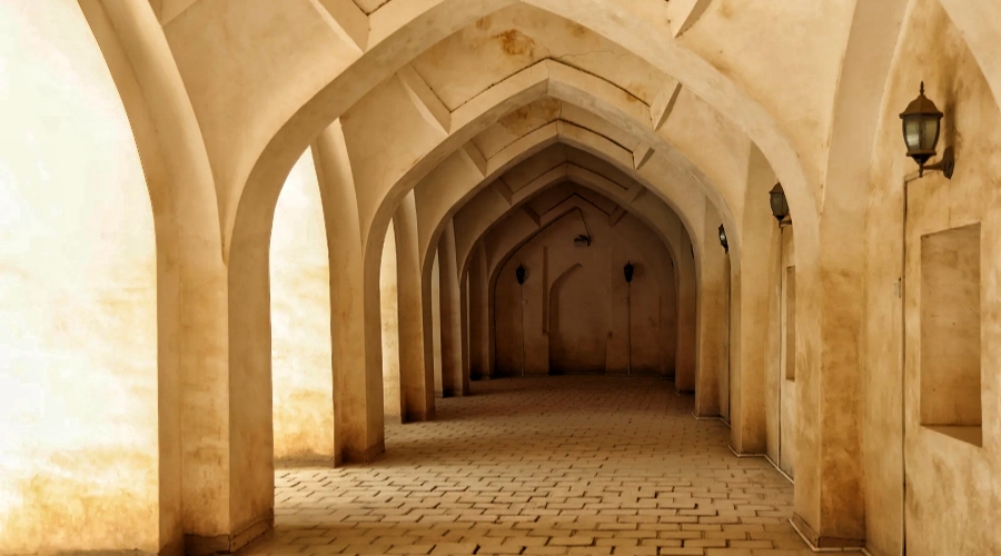 Interior view of Kashgar Juma Mosque