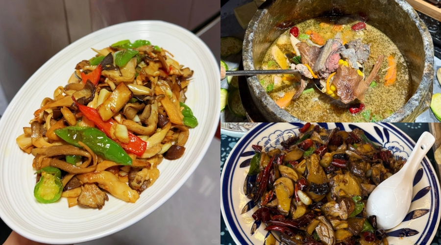 Yunnan’s diverse mushroom cuisine with different cooking methods
