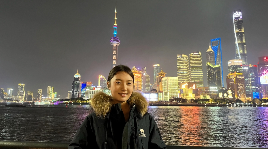 Amy Shang in Shanghai